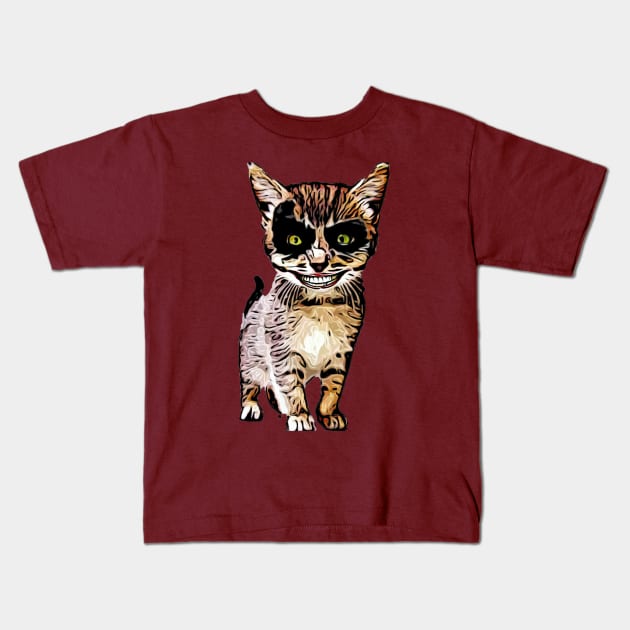 Evil Cat Kids T-Shirt by BigTexFunkadelic